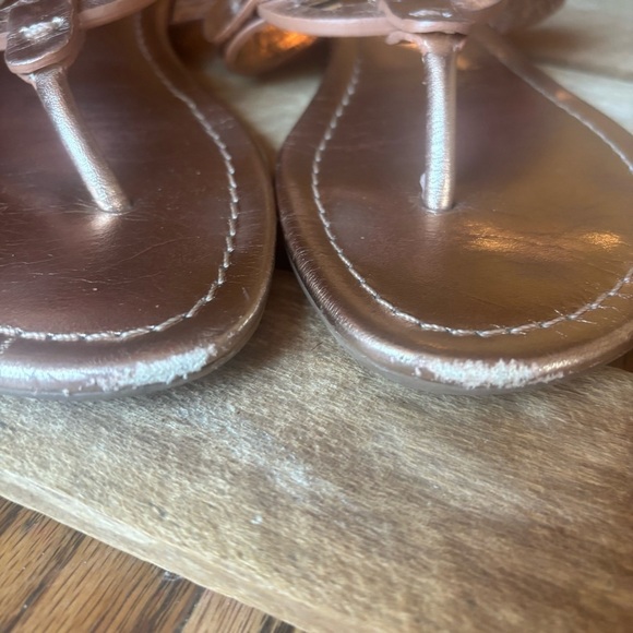 Tory Burch Miller Sandals in Rose Gold Size 6.5 - Picture 5 of 7